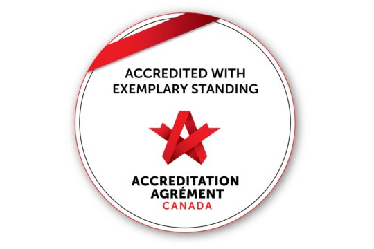 Accreditation seal logo