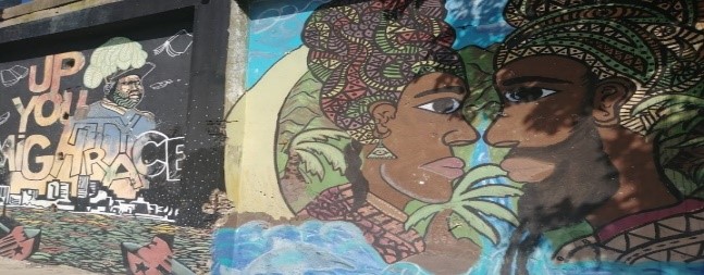 street art in Kingston, Jamaica